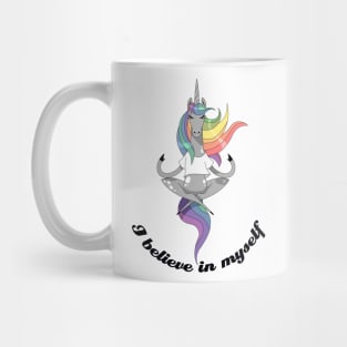 yoga unicorn Mug